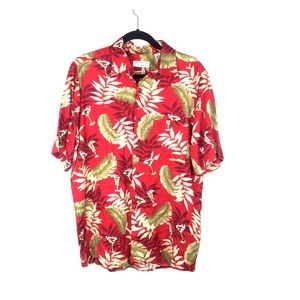Tropical Hawaii Covington floral martini button up